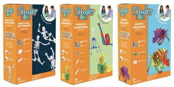 Игрушечные комплекты 3Doodler позволят детям создавать роботизированных насекомых и динозавров