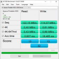 Обзор внешнего жесткого диска Apacer AC731 1TB