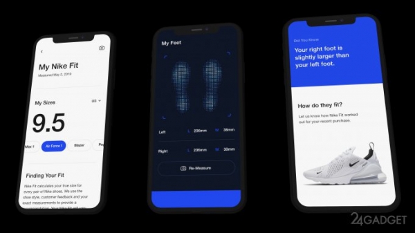 Nike правильно подберёт размер кроссовок с помощью ARKit (5 фото)