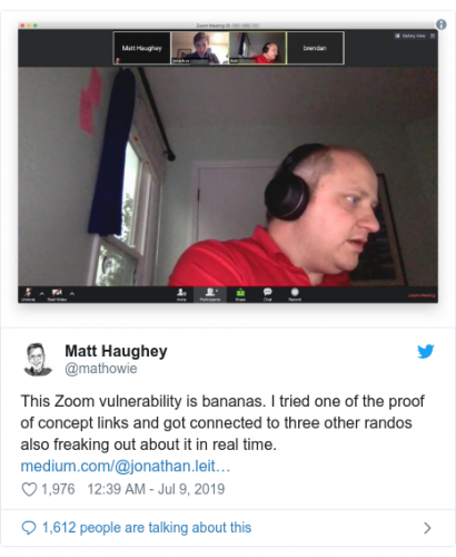 Macs vulnerable to 'bananas' Zoom video flaw Macs vulnerable to 'bananas' Zoom video flaw