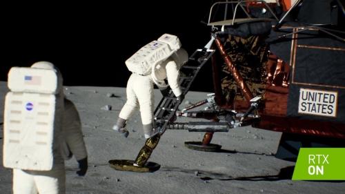 Nvidia models the Apollo 11 moon landing using real-time ray tracing