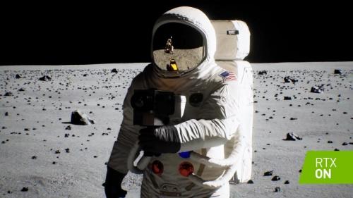 Nvidia models the Apollo 11 moon landing using real-time ray tracing
