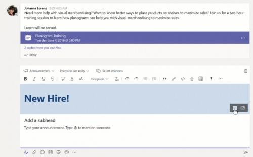 Microsoft brings new ways to pester your coworkers to Microsoft Teams