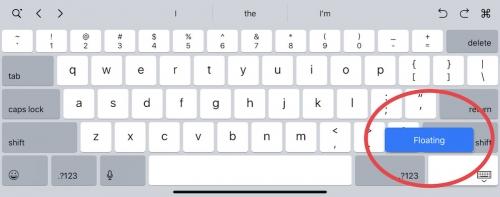 iPadOS 13: How to use the floating digital keyboard