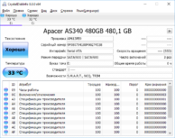 Обзор SSD Apacer Panther AS340 480GB
