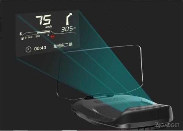 Автомобильный проекционный дисплей от Xiaomi (4 фото)